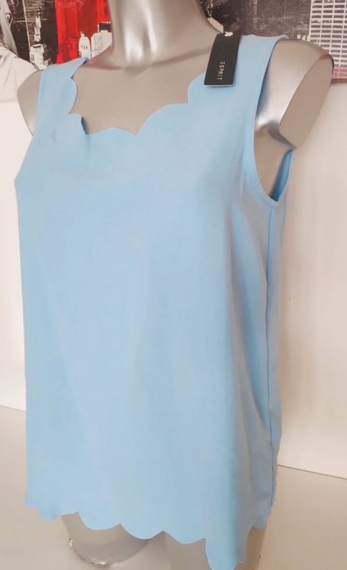 Haut bleu ciel Esprit T38 - photo numéro 2