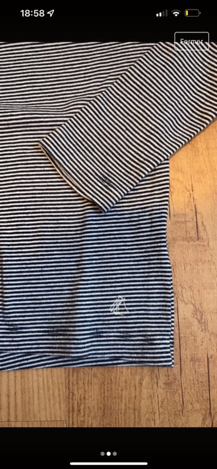 T-shirt manches longues Petit bateau 5 ans - photo numéro 2