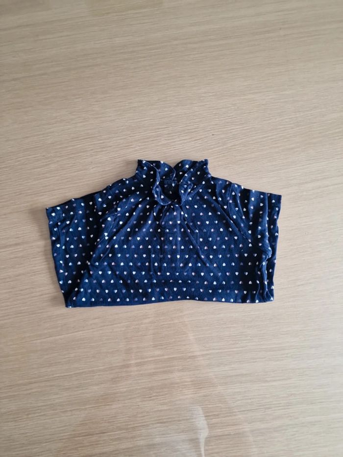 Haut col Claudine 24 mois boutchou
