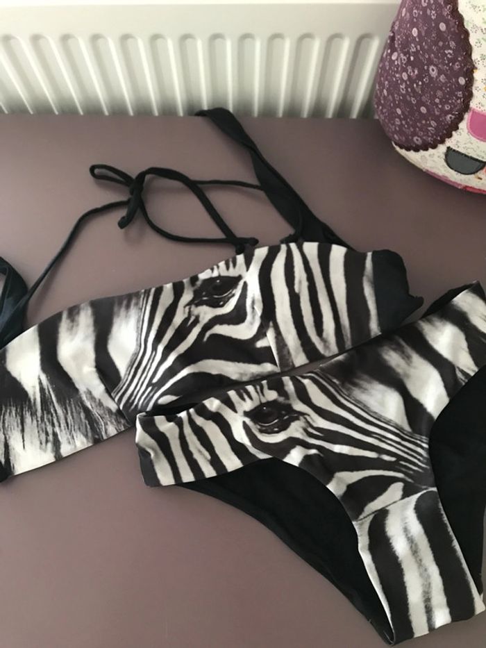 Maillot Zébré Stradivarius Xs