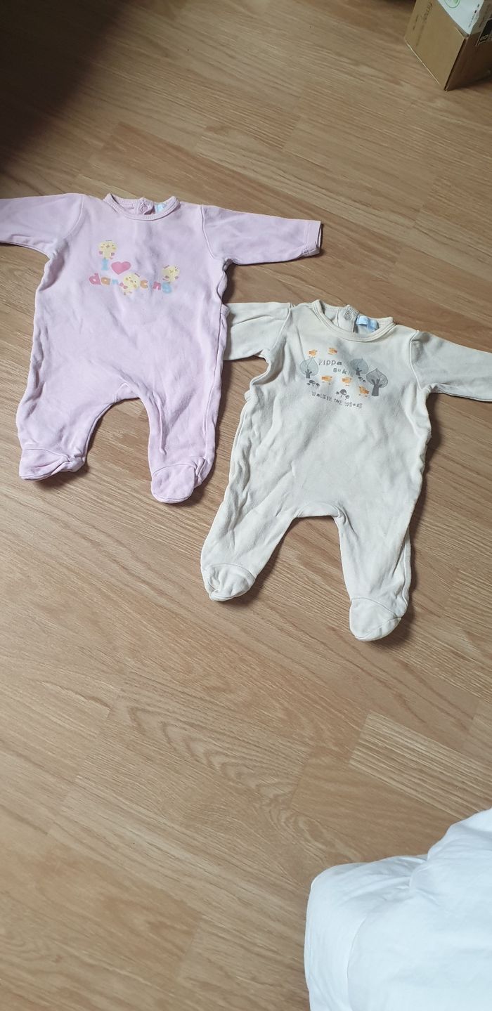 Pyjamas été fille 1 mois