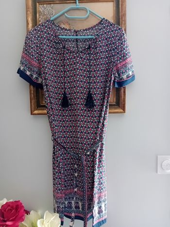 Robe d'été manches courtes