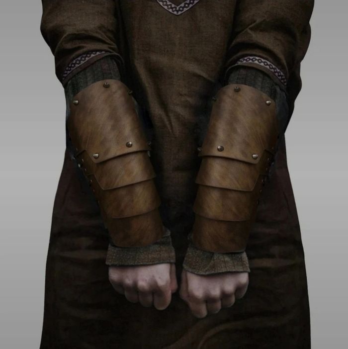 Brassard médiéval aspect cuir - photo numéro 2