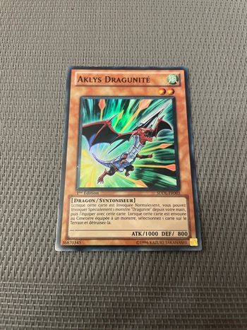 Carte Yu-Gi-Oh! Aklys Dragunité SDDL-FR003