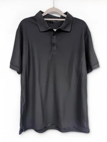 polo gris noire xl 