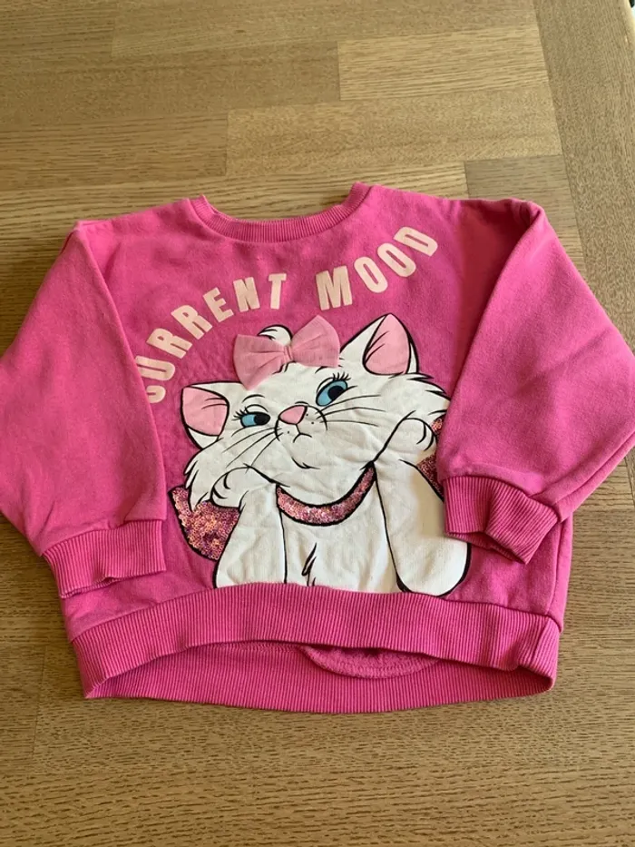 Sweat Disney les aristochats 3/4 ans