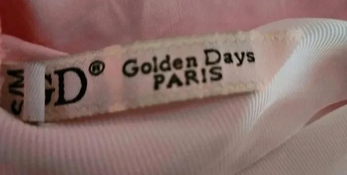 Robe rose pastel avec noeud Golden Days Paris Taille S/M Neuve - photo numéro 5