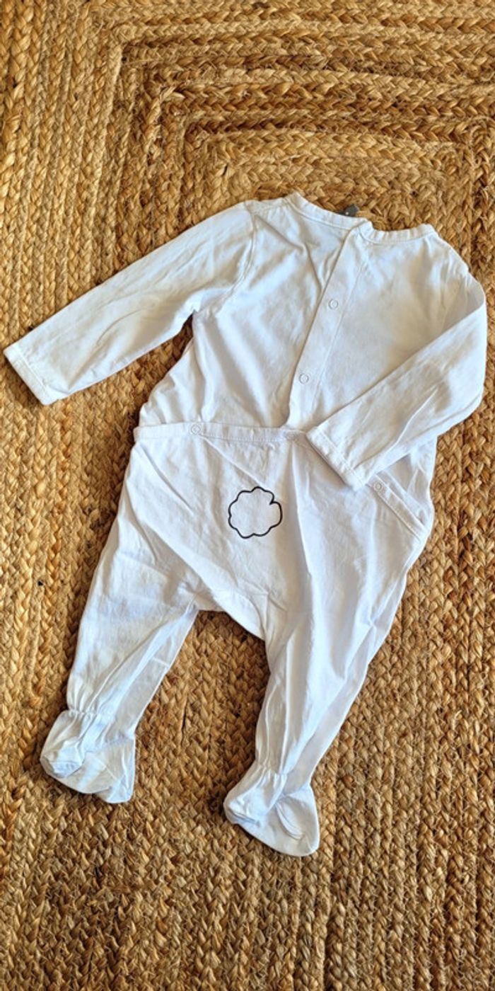 Joli Body Pyjama fin blanc Petit Lapin 🐰 Orchestra 6mois - photo numéro 4