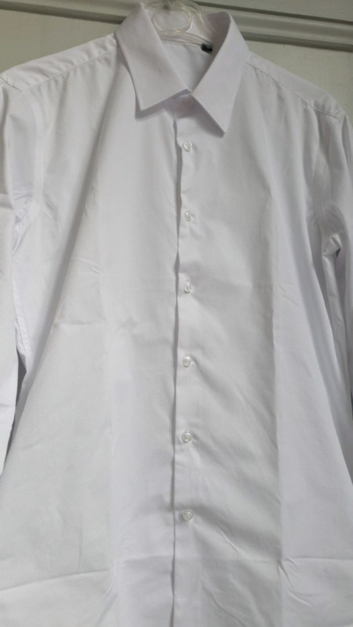 Chemise blanche homme - photo numéro 2