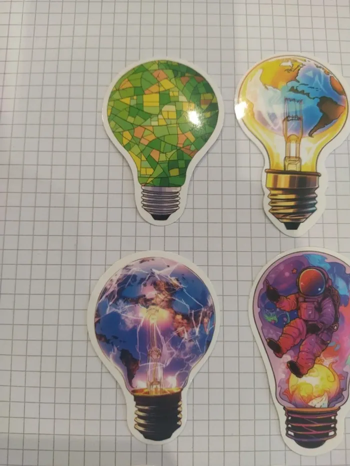 Autocollants ampoules (lot E) - photo numéro 2