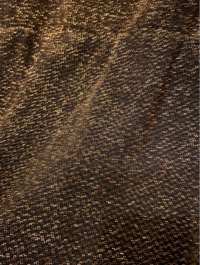 Robe pailletée »Promod »noire et dorée - photo numéro 3