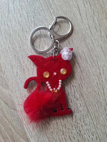 Porte clé chat