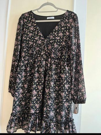 Robe à fleur évasé