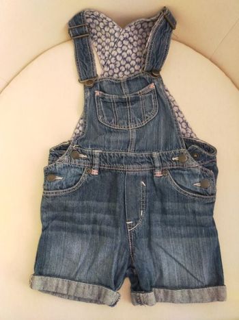 Salopette short fille