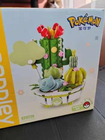 Figurine de construction, bloc (Mega - Lego) Pokémon, Bulbizarre (Bulbasaur)