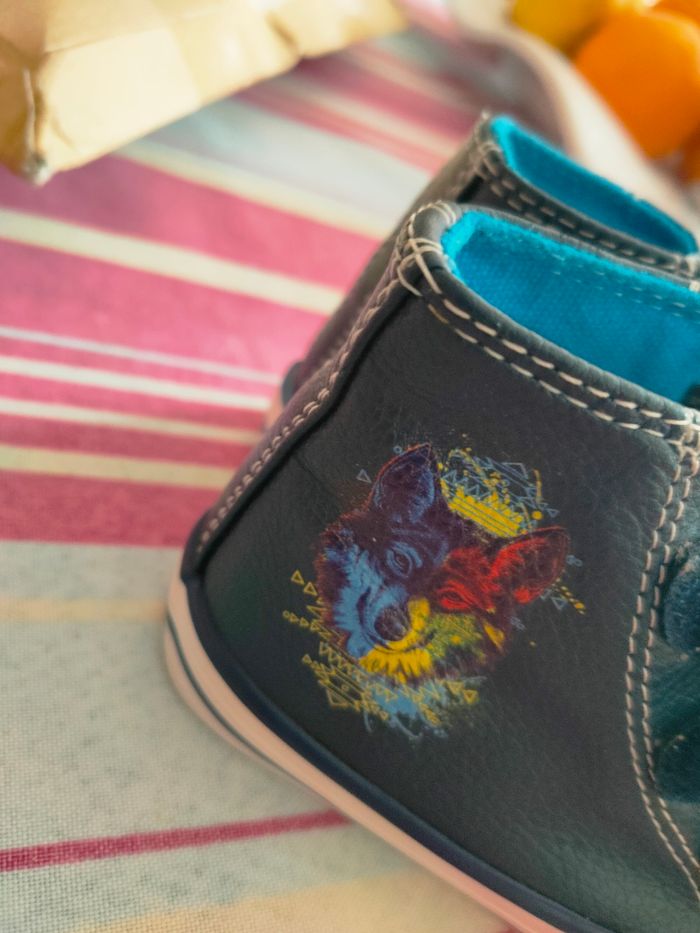 Bottines baskets type converse Saxo Blues 21 bébé - photo numéro 3