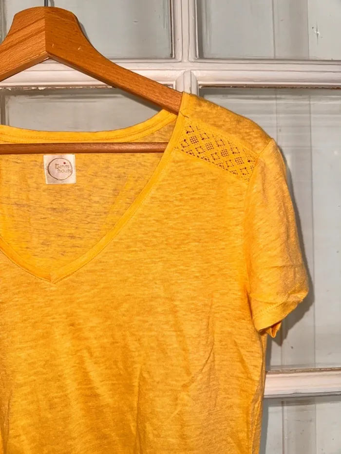 T-shirt en lin des petits hauts Taille 2 - photo numéro 2