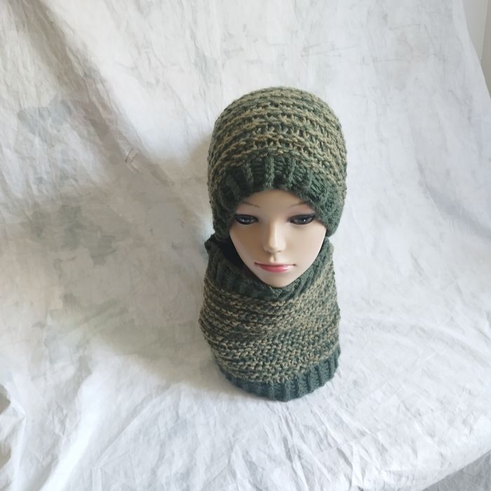 Ensemble Bonnet Col Unisexe - photo numéro 4