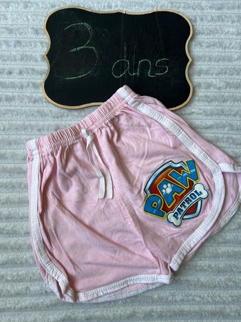 Short pat patrouille 3 ans