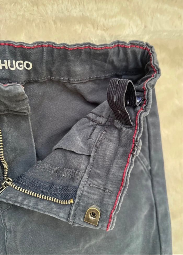 Chino garçon bleu marine - photo numéro 3