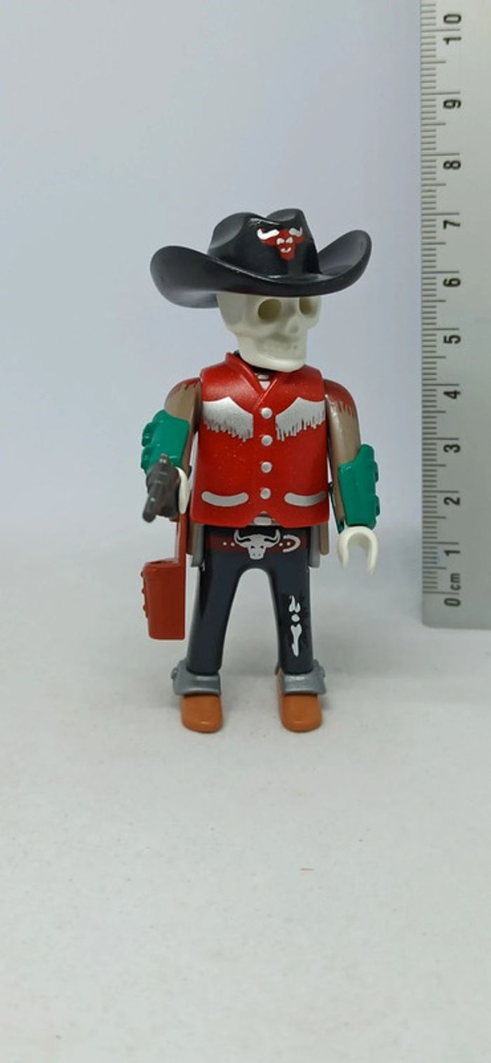 Squelette cowboy avec arme playmobil - photo numéro 2