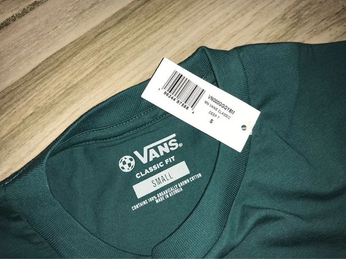 Tee-shirts vert vans S - photo numéro 3