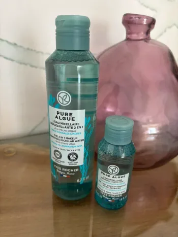 Lot de 2 eau micellaire démaquillante pure algue Yves Rocher