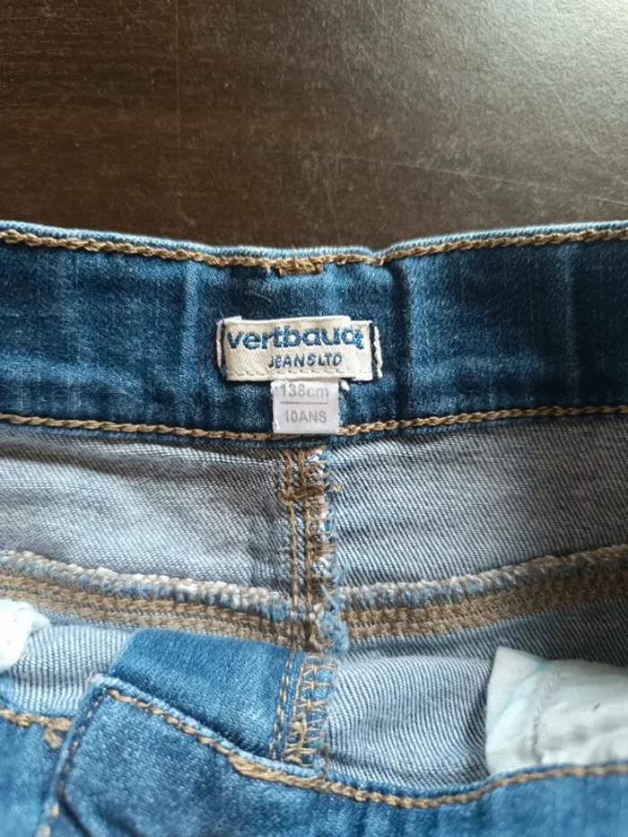 Jupe jean VERTBAUDET - Taille 10 ANS - photo numéro 4
