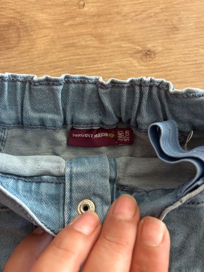 Jupe jeans à pression - photo numéro 3