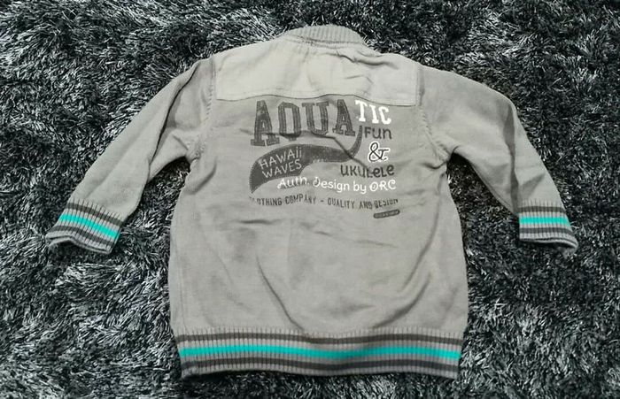 Gilet fin zippé - 9 mois - photo numéro 2