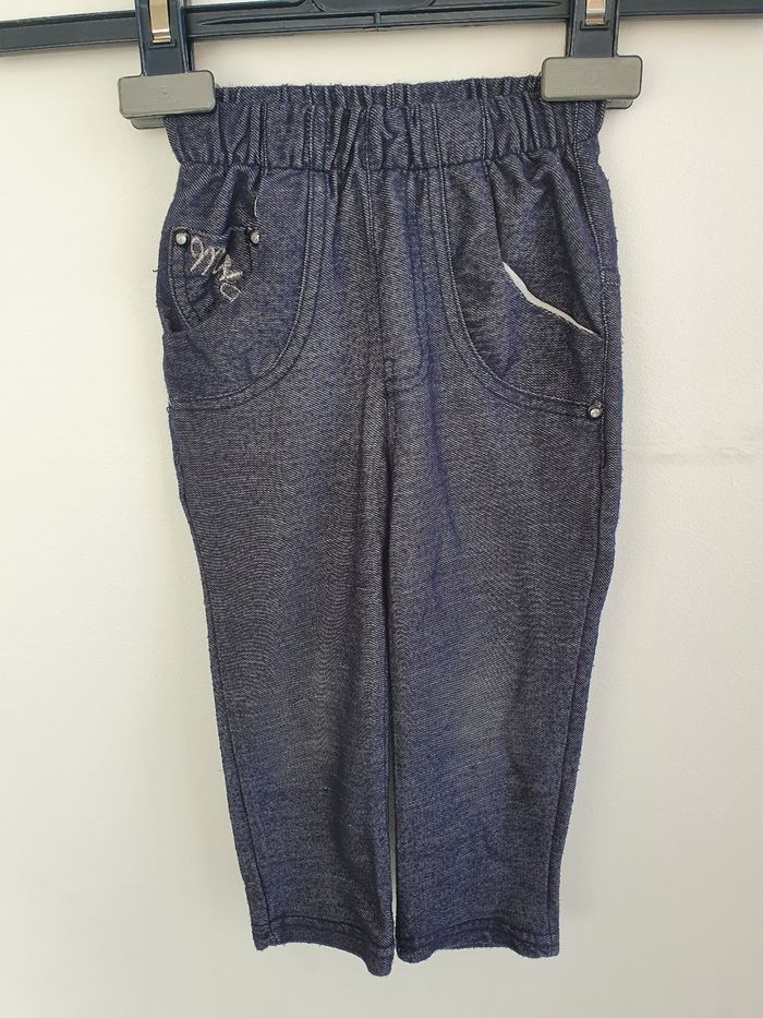 Leggings imitation jeans fille 2 ans