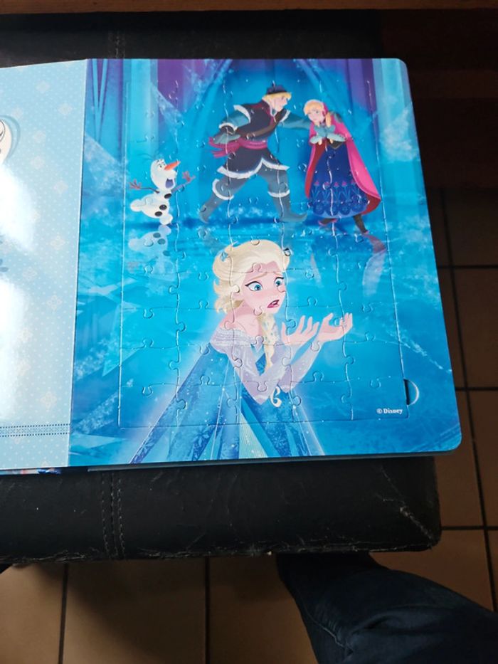 Mon livre puzzle La reine des neiges - photo numéro 4