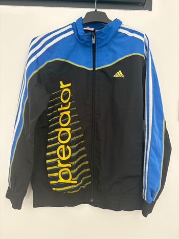 Veste Adidas Predator Style Y2K - Bleu & Noir - 12 ans (152cm)