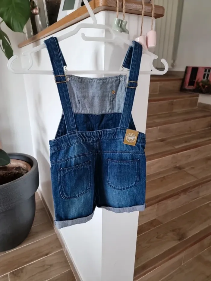 Salopette short en jean Z 6 ans - photo numéro 5