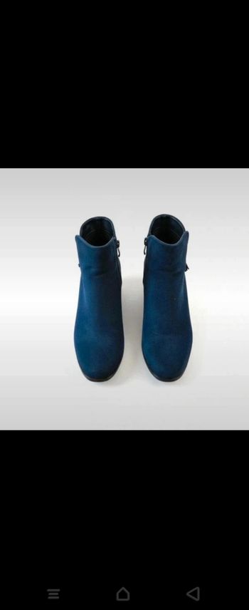 Bottines chelsea bleu marine