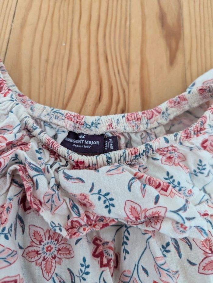 Combi short fleurs, 4 ans Sergent Major - photo numéro 3