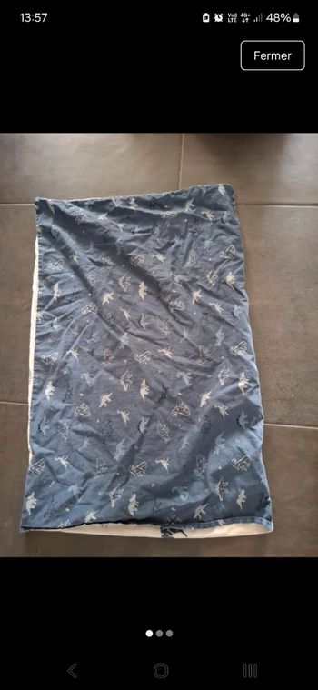 Housse de couette 90x190 et taie d’oreiller