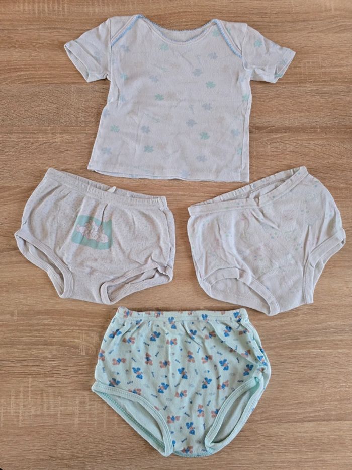 Lot 1 maillot et 3 culottes 18 mois - photo numéro 2