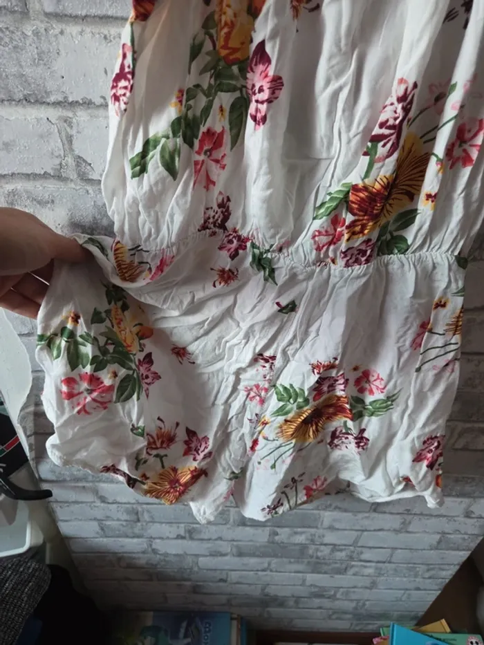 Combi short fleuri taille L-XL - photo numéro 3