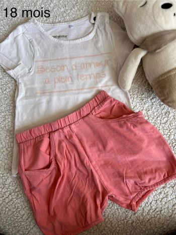 Ensemble fille 18 mois