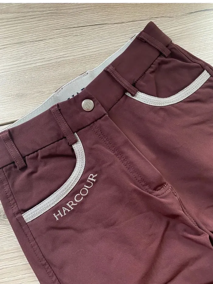 Pantalon Harcour Bordeaux – Gros Grip – Très Bon État – Taille 32 - photo numéro 4