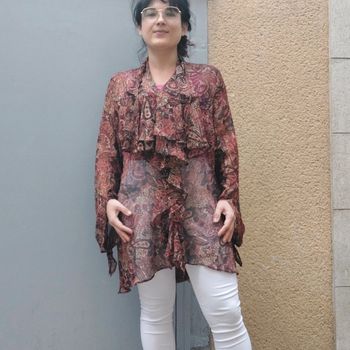 Haut en voile pour taille L