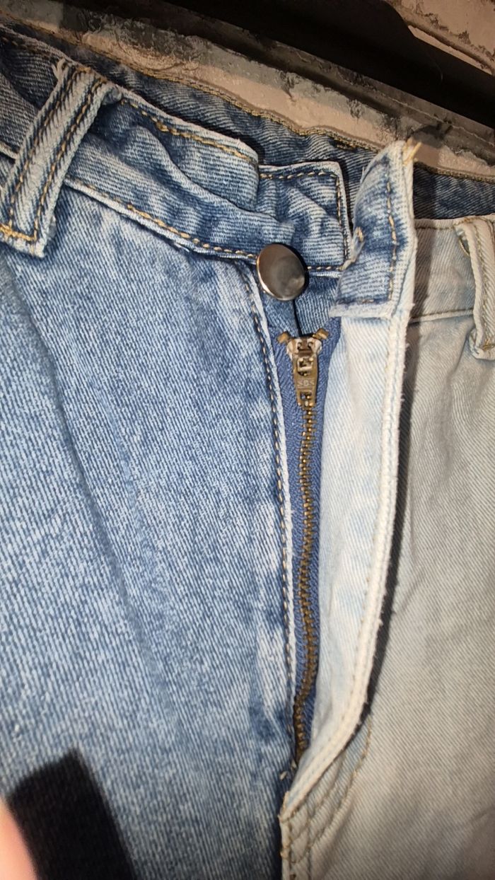 Jean bicolore femme  – Comme neuf - photo numéro 3