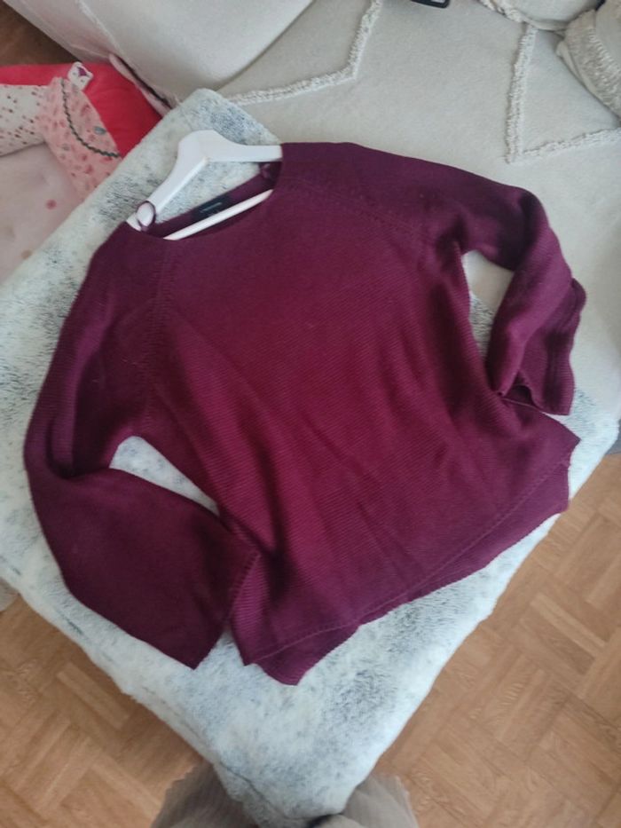 Pull Primark bordeau - photo numéro 2
