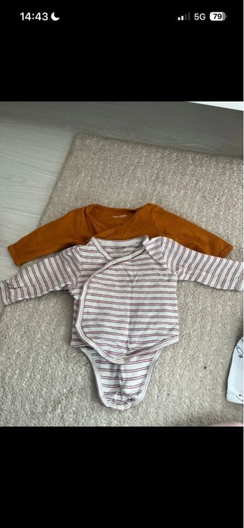 Lot de 2 bodies 