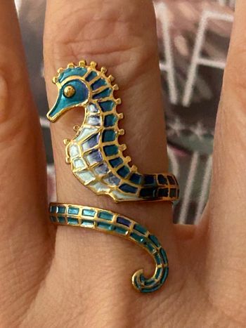 Bague hippocampe 