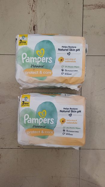 Lot 264 lingettes pampers harmonie