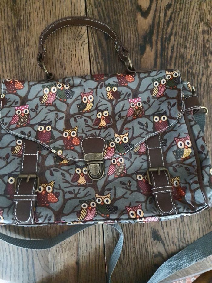 Jolie Sac à main gris/marron Mfhandbags neuf - photo numéro 10