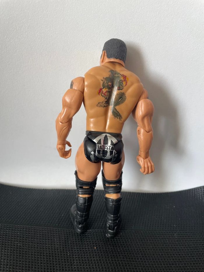 Figurine articulée catcheur Batista WWE wwf jakks Pacific 2003 18cm superstar du catch - photo numéro 7