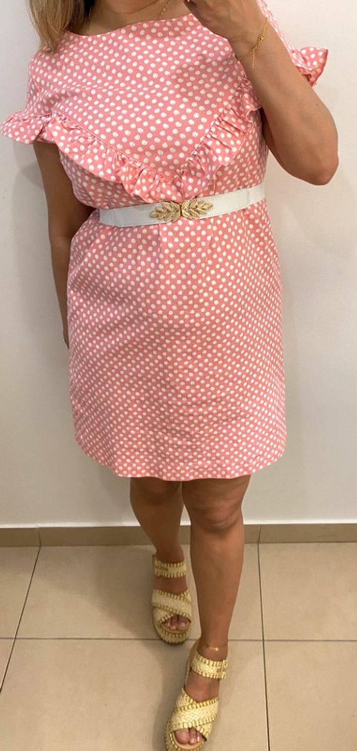 Robe droite a pois - photo numéro 5
